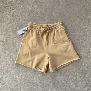 aritzia cozy fleece shorts
